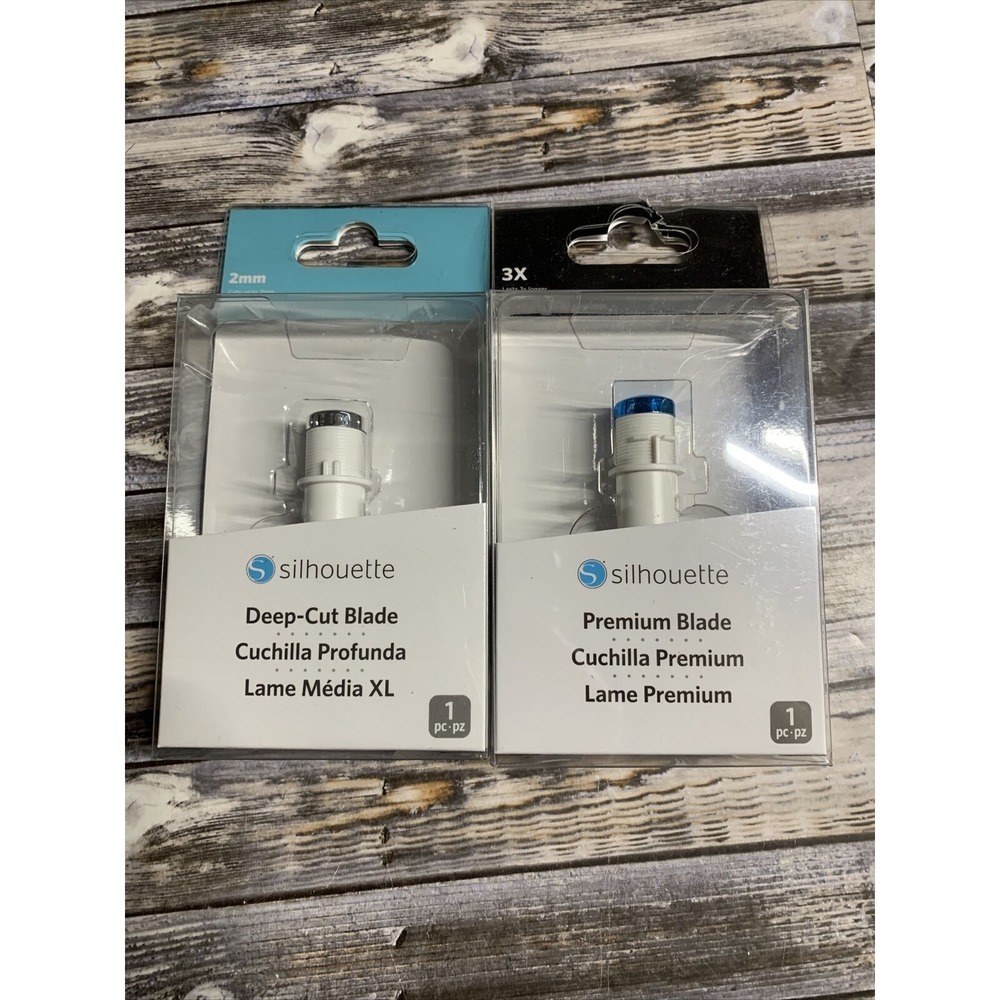 2xLOT~ Silhouette 2mm DEEP-CUT BLADE- & Premium Blade
